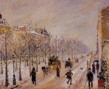 卡米耶 畢沙羅 The Outer Boulevards, Snow Effect 卡米耶 畢沙羅 The Outer Boulevards, Snow Effect